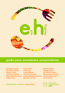 Eat Healthy – Guião para estudantes universitários